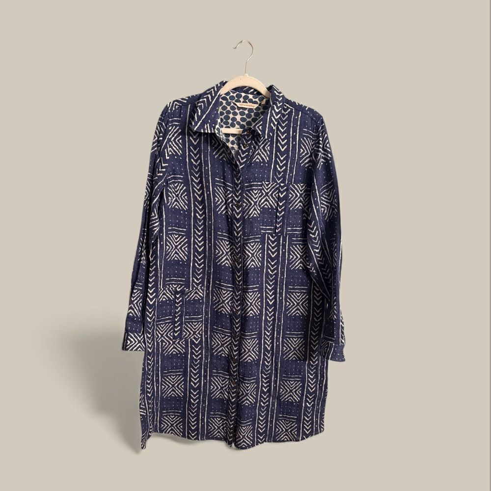 Women’s Soft Surroundings Tall Large dress cozy long Bohemian shirt